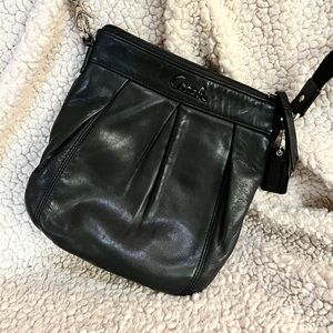 Coach cross body soft leather purse